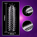 Miniatyrbild 6 av 6: Wolf Spike Crystal Sleeve - Manlig Bärbar Vuxenleksak - Fem Stilar för Manlig Förbättring för Sensorisk Stimulering{ad}