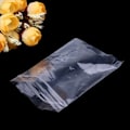 Miniatyrbillede 5 af 5: 100 stk. Genlukkelige plastik lynlåsposer klare polyposer 7cmx10cm øreringe emballage organizer låsepose til smykker
