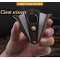 Miniatyrbillede 2 af 5: Cigarsaks i rustfrit stål Cigarsaks med træhåndtag Automatisk pop-up cigarsaks