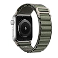 Miniatyrbild 1 av 5: Alpine Loop-armband för Apple Watch-rem 49 mm 44 mm 40 mm 45 mm 41 mm 42 mm 38 mm 38 40 44 45 mm armband iWatch Ultra Series 7 6 3 Se 8 grön green 42 44 45 49mm