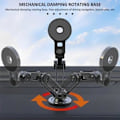 Miniatyrbillede 3 af 5: Foldbar Magnetisk Biltelefonholder, 360 Graders Rotation (Sølv)