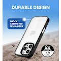Pikkukuva 5 / 5: CASETiFY Compact iPhone 16 Pro Max -kuori [1,2 m pudotussuoja (kaksinkertainen sotilastason suojaus)/Ohut/Kevyt] - Kelluva Kapybara - Kirkas Musta