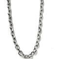 Miniatyrbild 4 av 4: Grov Ankar-länk halsband i stål som behåller sin färg livet ut. 11 70cm long