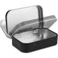 Miniatyrbillede 5 af 5: Tins Beholder Rektangulær Lille Tinboks Metal Tomhængslet Tins Beholdere Metal Tin