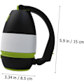 Pikkukuva 5 / 5: 2 kpl Campfire LED -retkilyhtyvalot Ladattavat retkilyhdyt Ulkovalaisin Retkilyhty LED-taskulamppu
