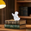 Miniatyrbillede 4 af 5: Englefigur, Dekorativ Englefigur, Små Sovende Engel Statuer, Yndig Engel Skulptur, Grav Engel Siddende Sovende 5,5 cm x 6 cm