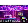 Miniatyrbillede 7 af 10: Stjerneprojektor LED Batteri - Galaxy Stjerneprojektor - 2,5 timer Sort Black RECHARGEABLE - 2.5h playtime