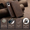 Miniatyrbillede 5 af 5: Samsung Galaxy S25 Edge 5G Etui CaseMe 013 Multifunktionelt Horisontalt Flip Læder {ad} Kaffe