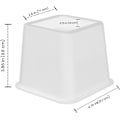 Pikkukuva 4 / 7: Utopia Bedding Säädettävät sängyn huonekalujen korotuspalat (8 kpl), raskaat korotuspalat sohvalle ja pöydälle - tukee jopa 680 kg - (valkoinen) white