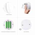 Miniatyrbillede 5 af 5: Batteridrevet Spotlys, Mini Accentlys, Dæmpbar Indendørs LED-Spotlys med Fjernbetjening, Rotérbart Varmt Lys på Enhver Vægge