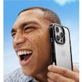 Miniatyrbild 2 av 5: CASETiFY Kompakt iPhone 16 Pro Max Skal [1,2 m Fallskydd enligt militär standard/Slim/Lättvikt] - Color Cloud - Klar Svart