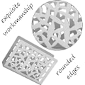 Miniatyrbillede 5 af 5: Serviet Holder Hul Design Rustfrit Stål Fritstående Serviet Holder