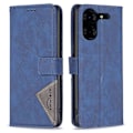 Miniatyrbillede 1 af 5: BINFEN COLOR BF05 Etui til TECNO Pova 5 Pro 5G PU Læder Flip Stand Telefon Cover - Grå Multifarvet【ad】 Multicolor Blue