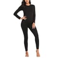 Termounderkläder Ultra Soft Long Johns med fleecefoder Svart M