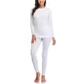 Termounderkläder Ultra Soft Long Johns med fleecefoder Vit M