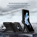 Miniatyrbillede 4 af 10: Samsung GalaxyZ FLIP 4- Etui Stødsikker magnetisk Armor Case - SORT