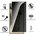 Miniatyrbild 9 av 11: 2 PACK- Fingerprint Unlock Sekretess Skärmskydd Samsung Galaxy S24 ULTRA 5G, Privacy Screen Protector