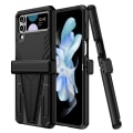 Miniatyrbillede 7 af 10: Samsung GalaxyZ FLIP 4- Etui Stødsikker magnetisk Armor Case - SORT