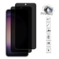 Miniatyrbild 6 av 11: 2 PACK- Fingerprint Unlock Sekretess Skärmskydd Samsung Galaxy Samsung S22 PLUS 5G, Privacy Screen Protector