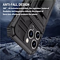 Miniatyrbillede 4 af 10: Iphone 11 -Multifunktions panseretui med kortslot og bagclips - SORT