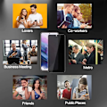 Miniatyrbild 7 av 11: 2 PACK- Fingerprint Unlock Sekretess Skärmskydd Samsung Galaxy S24 ULTRA 5G, Privacy Screen Protector