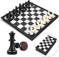 Schackspel 6+ Barn Magnetiskt Hopfällbart Brädschack