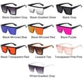 Miniatyrbillede 3 af 8: Nye Trendy Store Buede UV400 Solbriller Street Shot Solbriller Sort-Gradient Grå Sort-Gradient Grå Sort-Gradient Grå Black-Gradient Gray