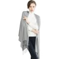 Pashmina sjal og wrap til kvinder, blødt vinterbryllupssjal til kvinder, elegant varmt wrap lysegrå Lysegrå Light Grey