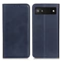 Ekte skinn Google Pixel 6a-deksel - Blå Blå