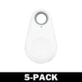 GPS Mini Tracker för Hund / Katt / Nycklar Vit 5-pack