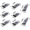 Pikkukuva 7 / 7: 5-osainen USB-sovitinsarja – Type-C & Micro - Lightning, Mini & Type-C – Yhteensopiva Android/iOS-laitteiden kanssa