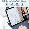 Miniatyrbillede 5 af 5: USB-C til Lightning Hovedtelefonadapter til 15 Pro Max, Type C Han til Lightning Hun