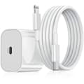 iPhone Laddare - Snabbladdare - Adapter + Kabel 20W USB-C 2st 2st 2Pcs