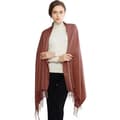 Pashmina sjal og wrap til kvinder, blødt vinterbryllupssjal til kvinder, rødbrun Reddish Brown