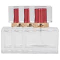 3st Påfyllningsbar Tom Parfymflaska Kosmetisk Parfym Atomizer Dispenser 30ml Röd