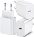 20W USB-C Väggladdare 3-pack Kompatibel med iPhone 16/15/14/13/12 Pro Max Mini-FA-