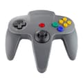 Retro USB-kontroll för N64-spel, N64 Klassisk USB-kontroll Grå Grå Grey