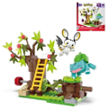 Miniatyrbillede 1 af 6: MEGA Pokémon-De Smukke Skove af Emolga og Bulbizarre-Legetøj med 194 dele HTH69 Flerfärgad