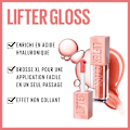 Miniatyrbillede 4 af 6: Gloss til Læber - Maybelline New York - Lifter N°02 Ice - Hydrerende - Plumpende - 5,4ml N°02 Isk
