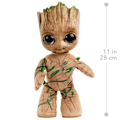 Miniatyrbillede 6 af 6: Marvel-Dancing and talking Groot HJM23 plys Flerfärgad