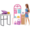 Pikkukuva 1 / 5: Barbie-Créations Boutique Box, nukke ja muotiasusteet HKT78 Flerfärgad