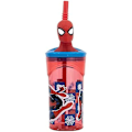 Miniatyrbild 1 av 2: Återanvändbar mugg - STOR - Spiderman Midnight Flyer - 430 ml - Utan BPA - 3D-figur Enligt bilden