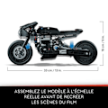 Miniatyrbillede 5 af 6: LEGO® Technic 42155 Batman's Batcycle, Modelbygning, Motorcykellegetøj, Samlerobjekt Vit