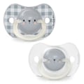 Miniatyrbillede 1 af 2: Suavinex pakke med 2 fosforescerende sutter Sx Pro 0/6 måneder Night&Day Bear