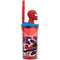 Pikkukuva 2 / 2: Uudelleenkäytettävä muki - STOR - Spiderman Midnight Flyer - 430 ml - Ilman BPA:ta - 3D-hahmo Enligt bilden