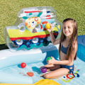 Miniatyrbild 3 av 4: Sea Paradise Playground - INTEX - Oval - PVC - Palmfontän - Slide - 182 liter Flerfärgad