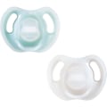 Miniatyrbillede 1 af 6: Sutter - TOMMEE TIPPEE - Ultralette - 0-6 måneder - Sæt med 2 BPA-fri sutter i ét stykke Blå och vit