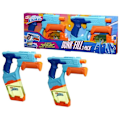Miniatyrbillede 2 af 6: Nerf Dunk-Fill, Pakke med 2 vandpistoler, nemt fyldbare tanke, vandlege, Super Soaker, fra 6 år.
