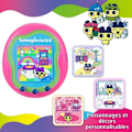 Miniatyrbillede 5 af 6: Tamagotchi Uni - Bandai - Model Pink - Virtuel kæledyr tilsluttet med armbåndsur Flerfärgad
