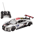 Miniatyrbillede 1 af 2: Audi R8 LMS 1:14 fjernstyret bil - MONDO - Skala 1:14 - RALLY - Grå AUDI-R8 LMS